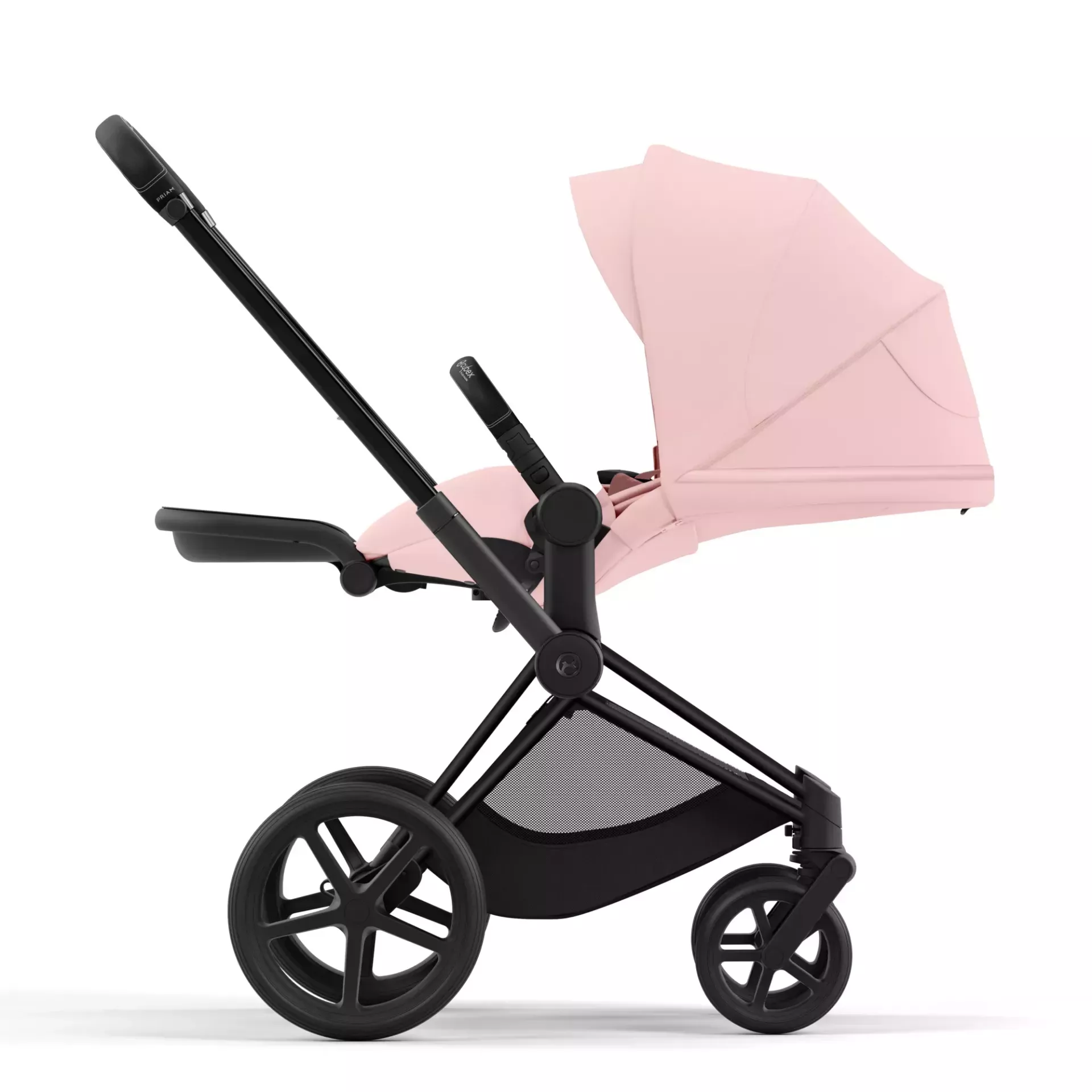 Cybex Priam 4.0 | Peach Pink (Matt Black Frame)