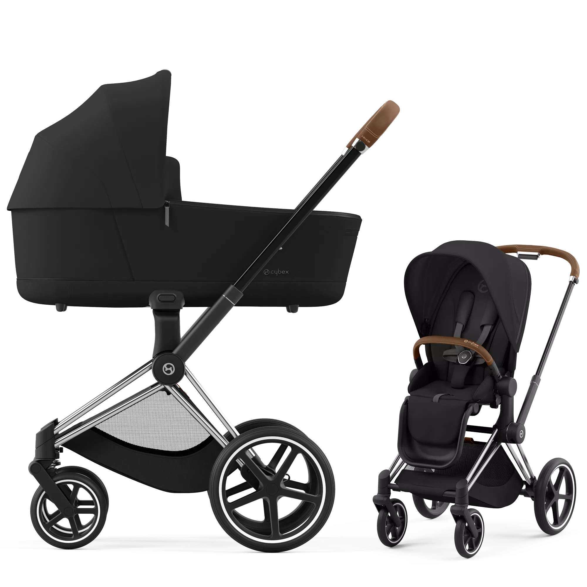 Cybex Priam 4.0 - 2w1 | Sepia Black (Chrome Brown Frame)