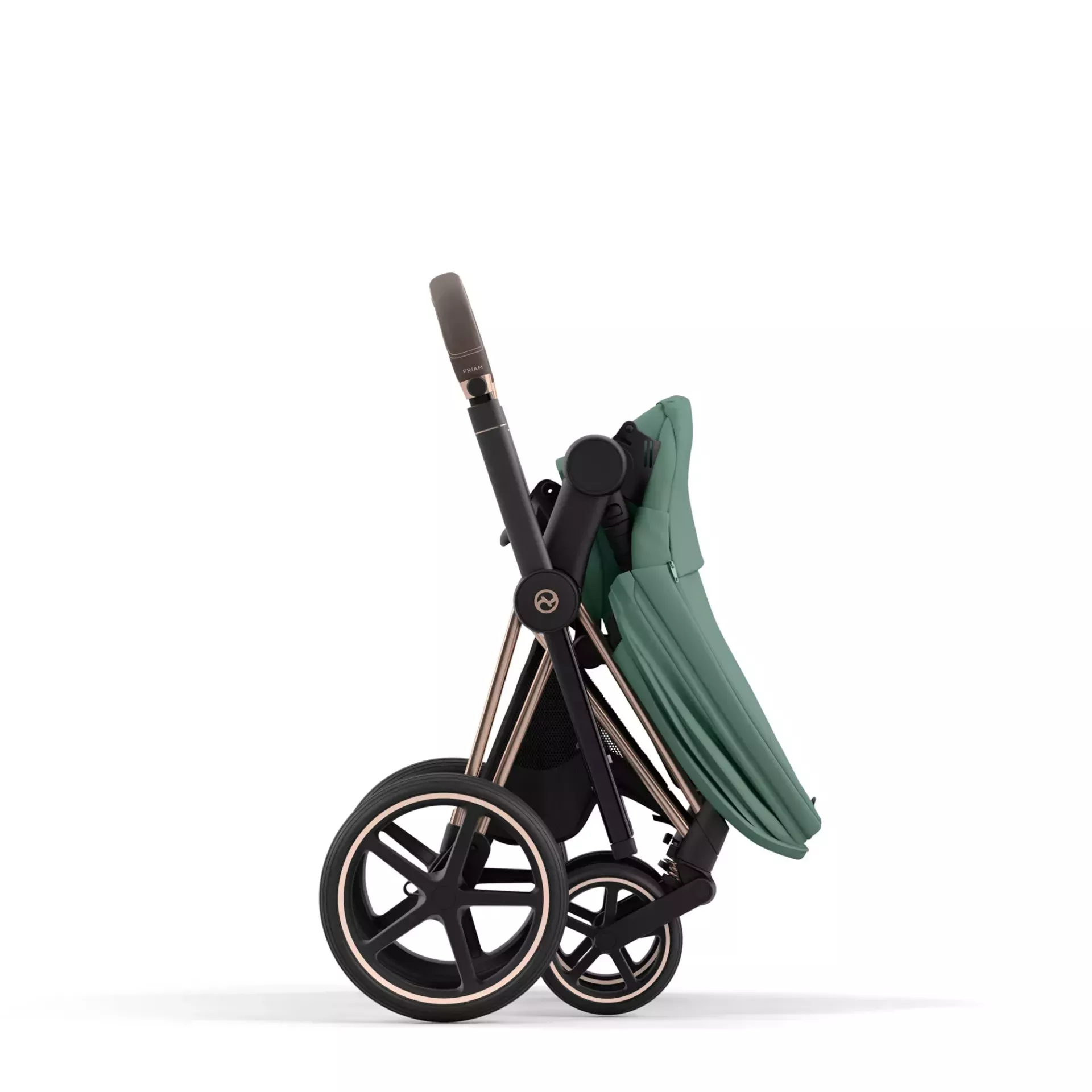Cybex Priam 4.0 | Leaf Green (Rosegold Frame)