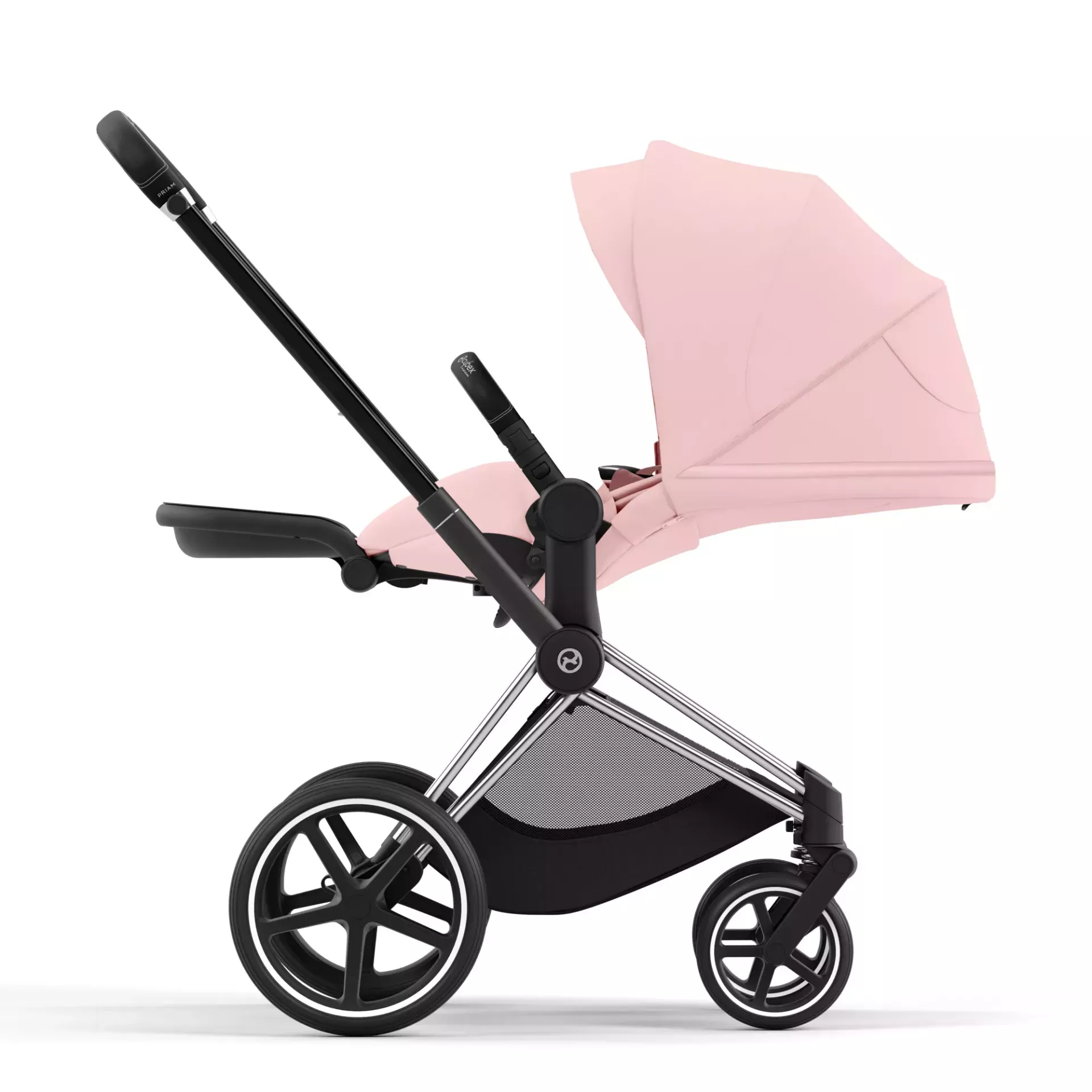 Cybex Priam 4.0 | Peach Pink (Chrome Black Frame)