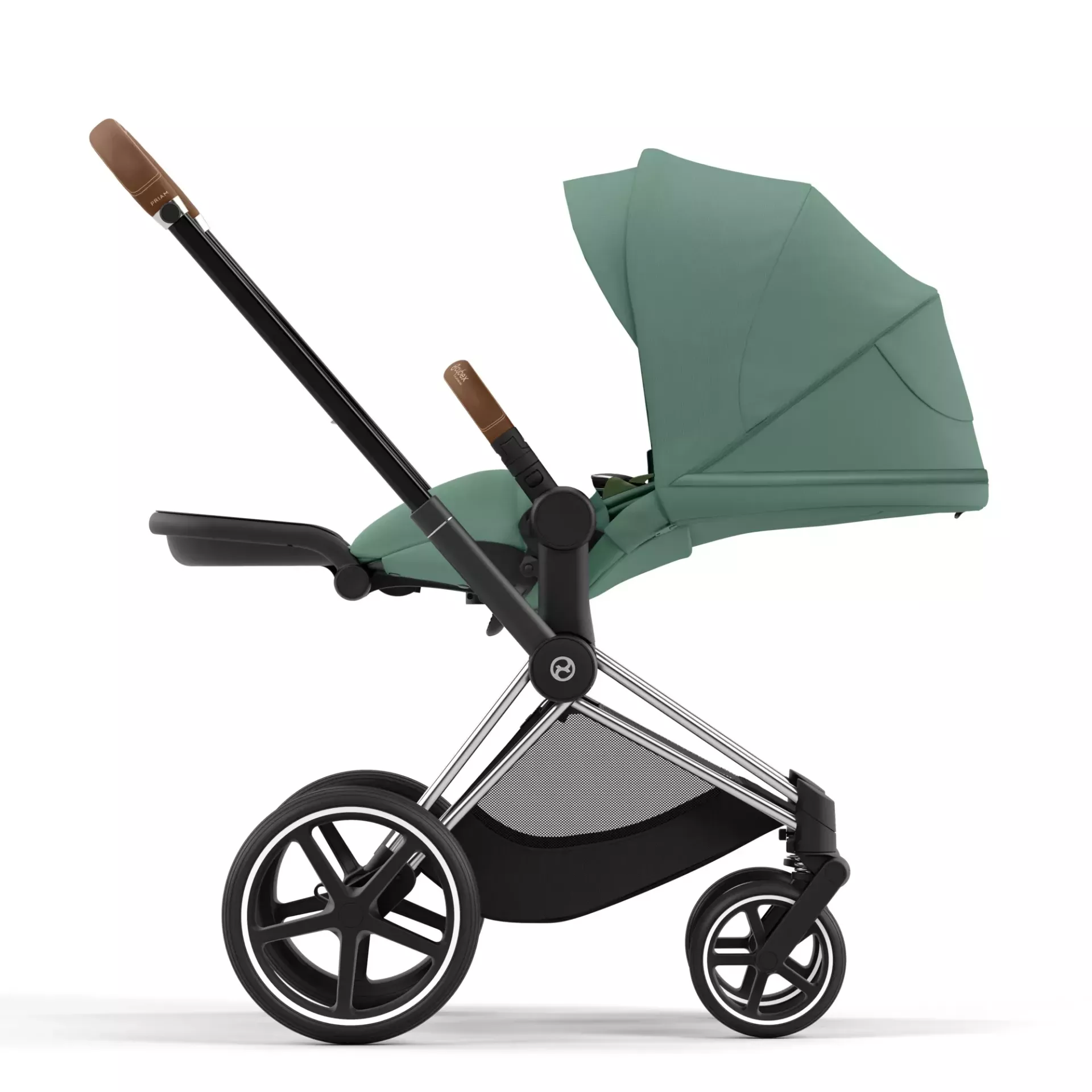 Cybex Priam 4.0 | Leaf Green (Chrome Brown Frame)