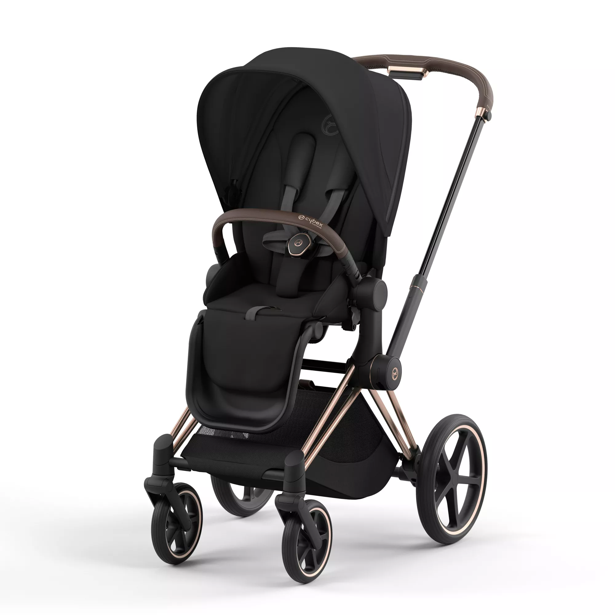 Cybex Priam 4.0 - 2w1 | Sepia Black (Rosegold Frame) Cybex Priam 4.0 - 2w1 | Sepia Black (Rosegold Frame)