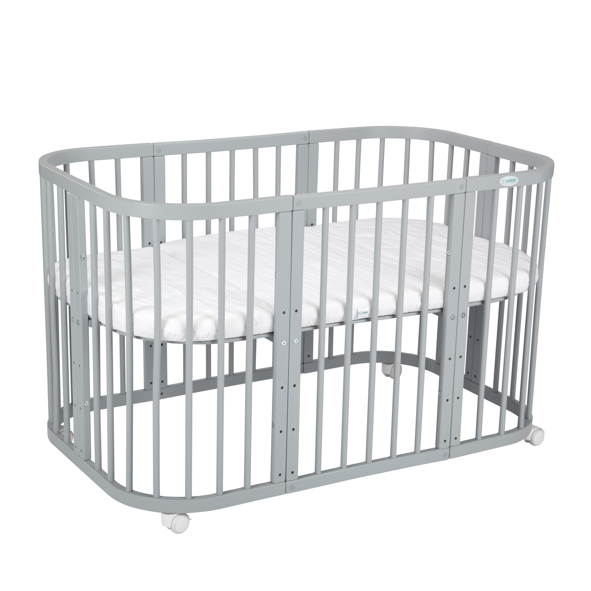 Waldin - łóżeczko 7w1 | Grey Waldin - łóżeczko 7w1 | Grey