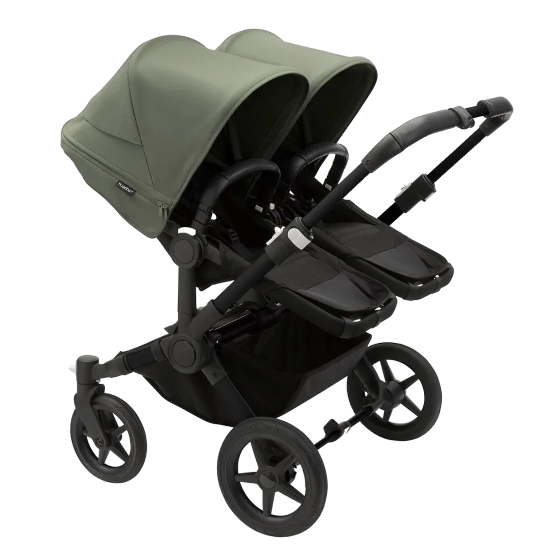 Bugaboo Donkey 5 Twin | Black-Midnight Black-Forest Green