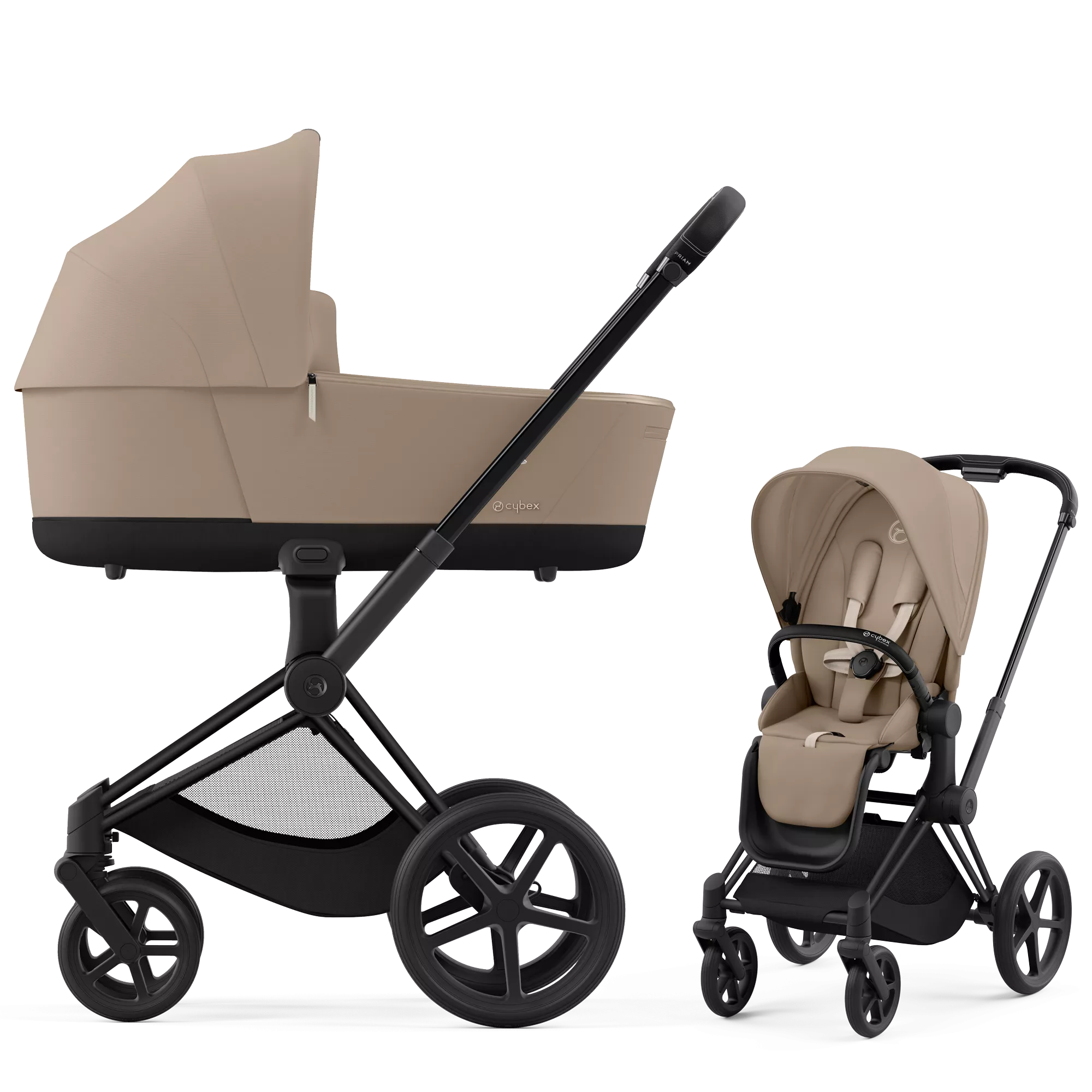 Cybex Priam 4.0 - 2w1 | Cozy Beige (Matt Black Frame)