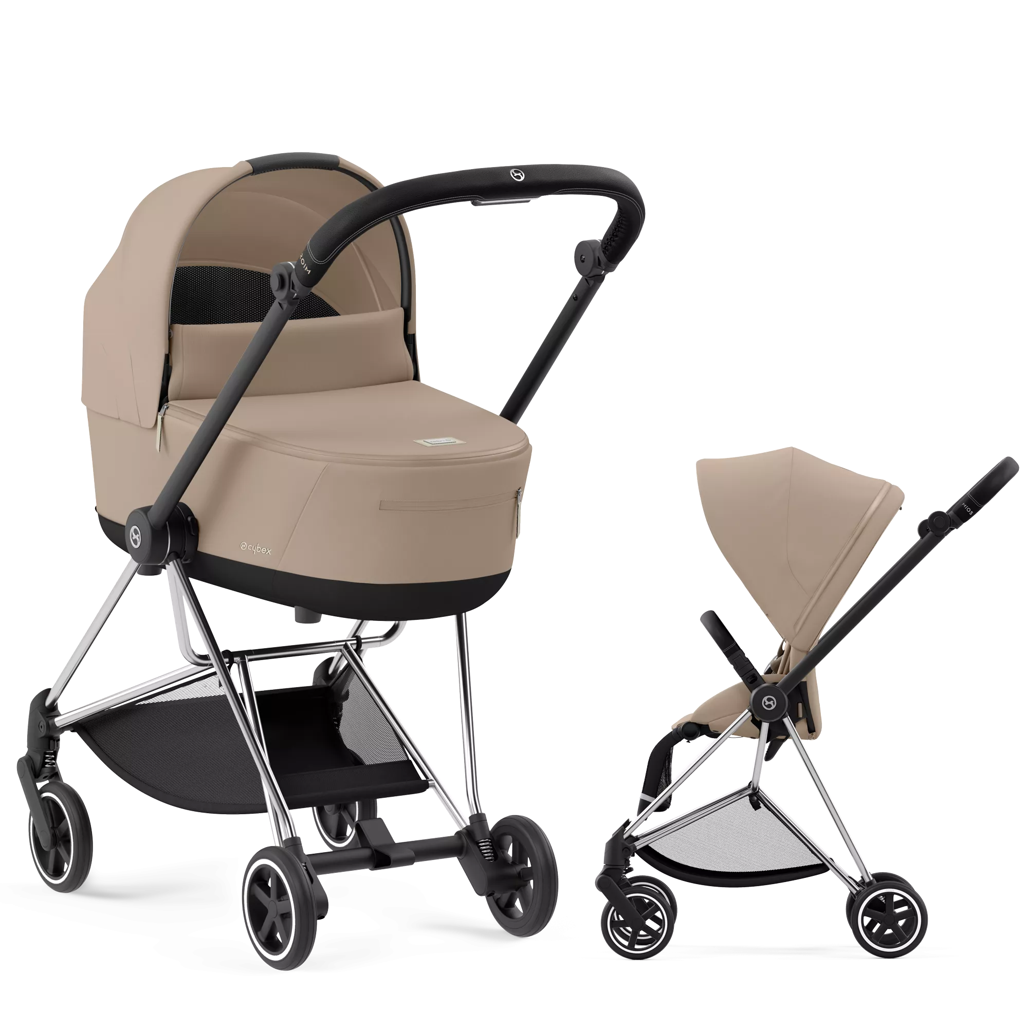 Cybex Mios 3.0 - 2w1 | Cozy Beige (Chrome Black Frame)