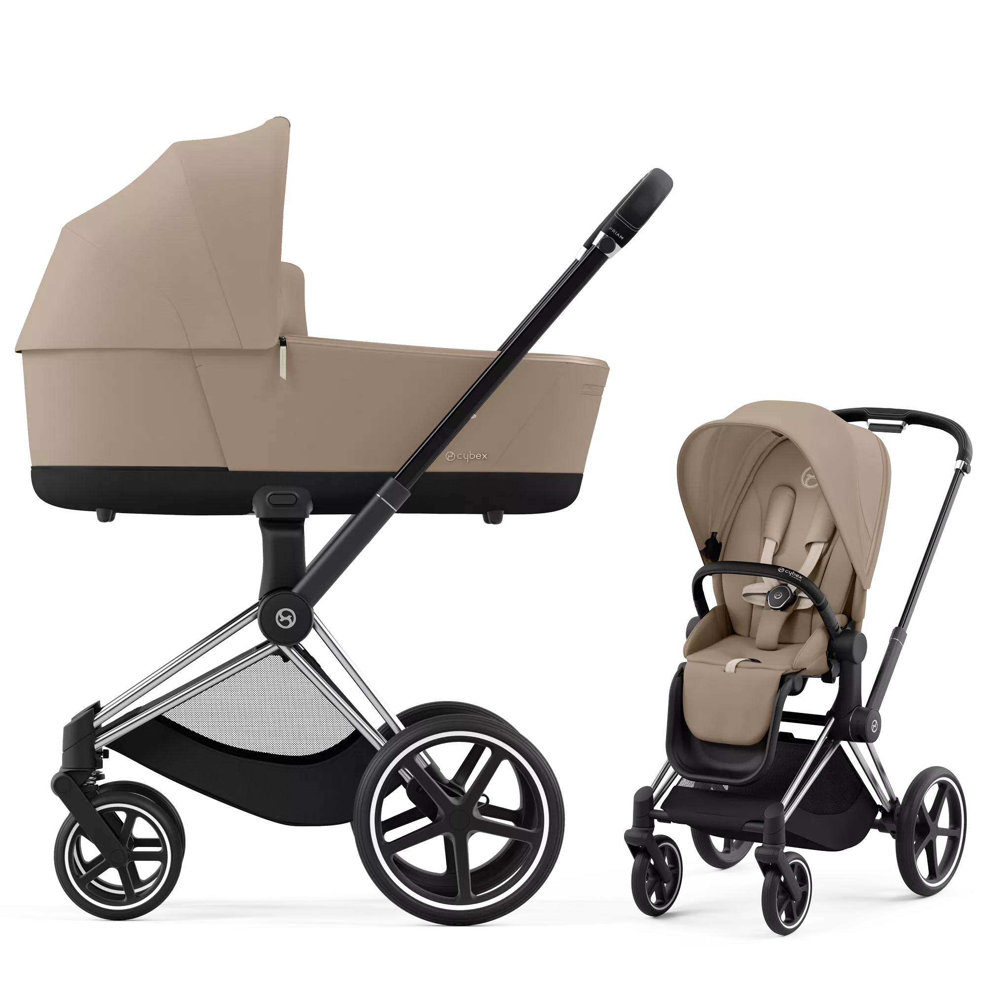 Cybex Priam 4.0 - 2w1 | Cozy Beige (Chrome Black Frame)