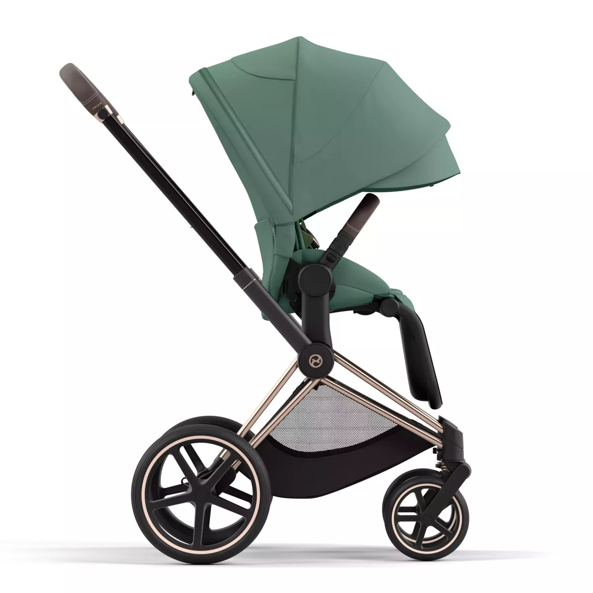 Cybex Priam 4.0 | Leaf Green (Rosegold Frame)