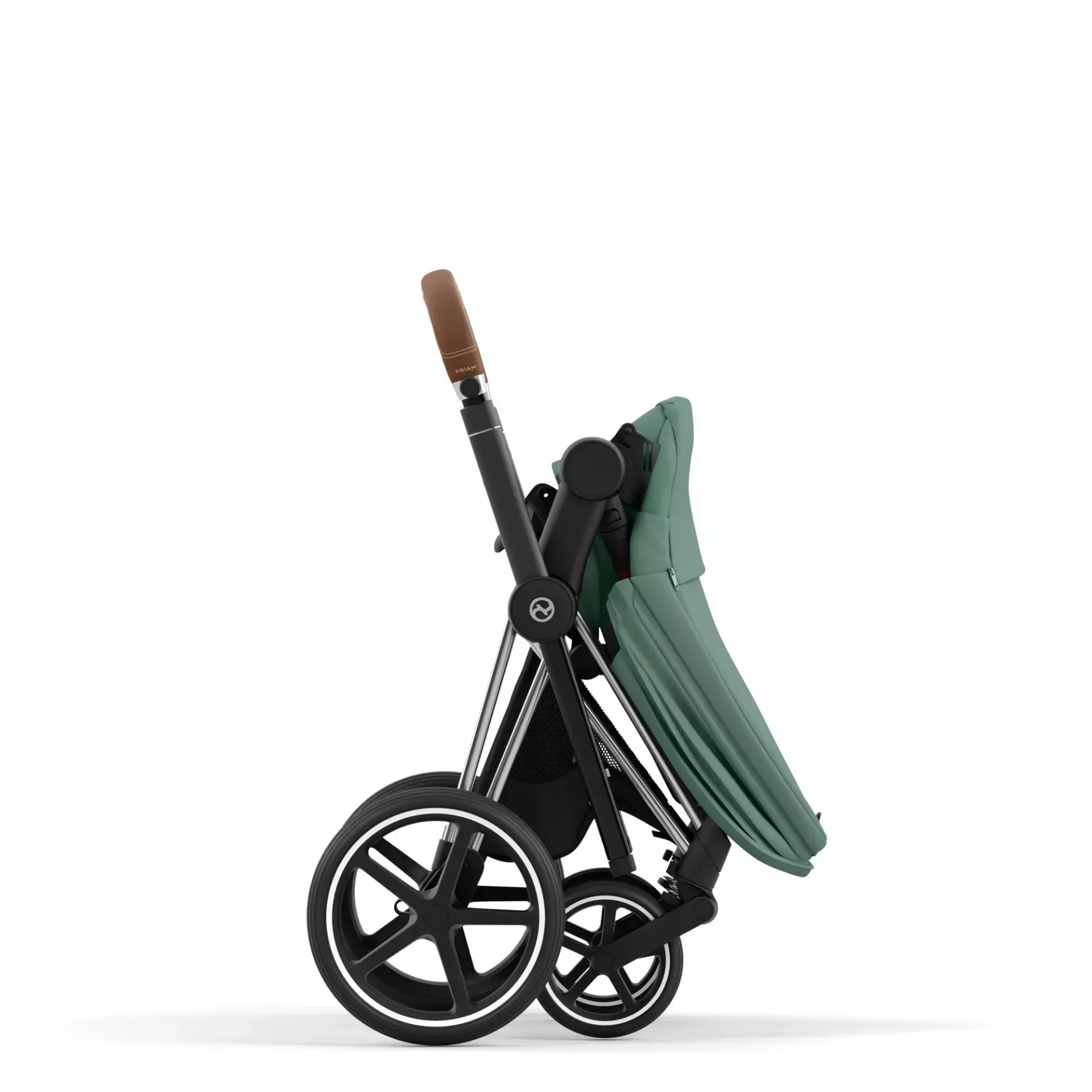 Cybex Priam 4.0 | Leaf Green (Chrome Brown Frame)