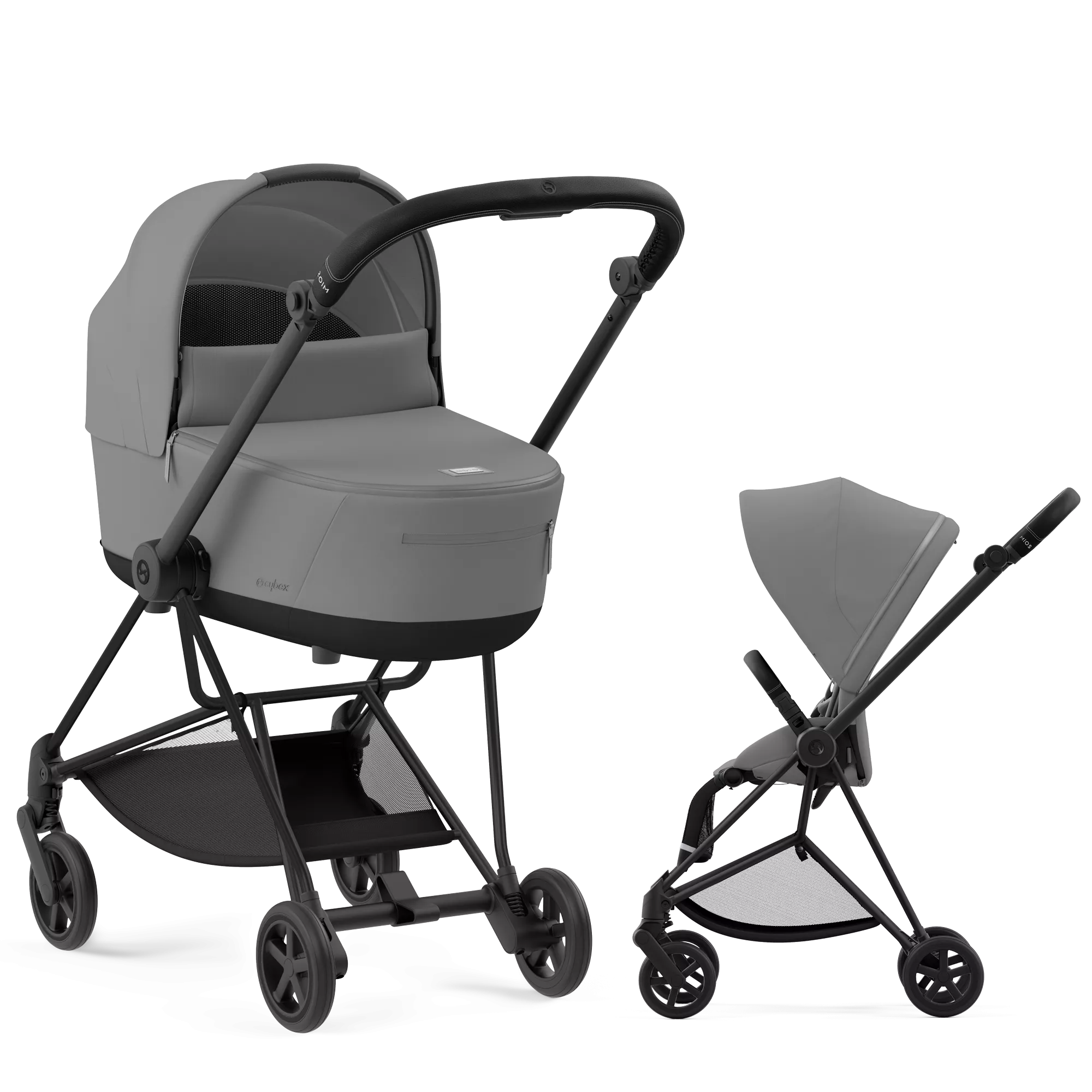 Cybex Mios 3.0 - 2w1 | Mirage Grey (Matt Black Frame)
