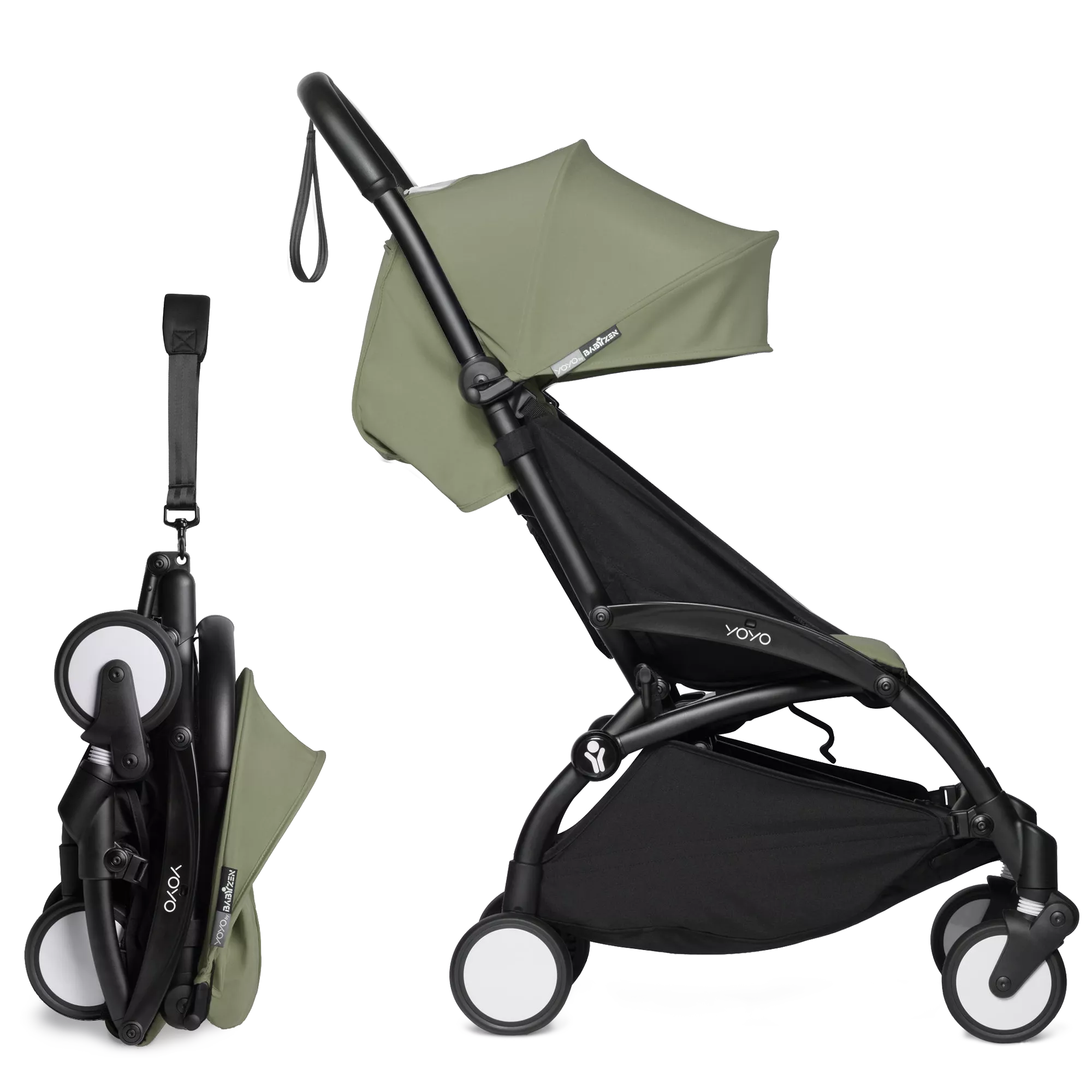 Babyzen Yoyo 2 +GRATIS | Olive (Black Frame)