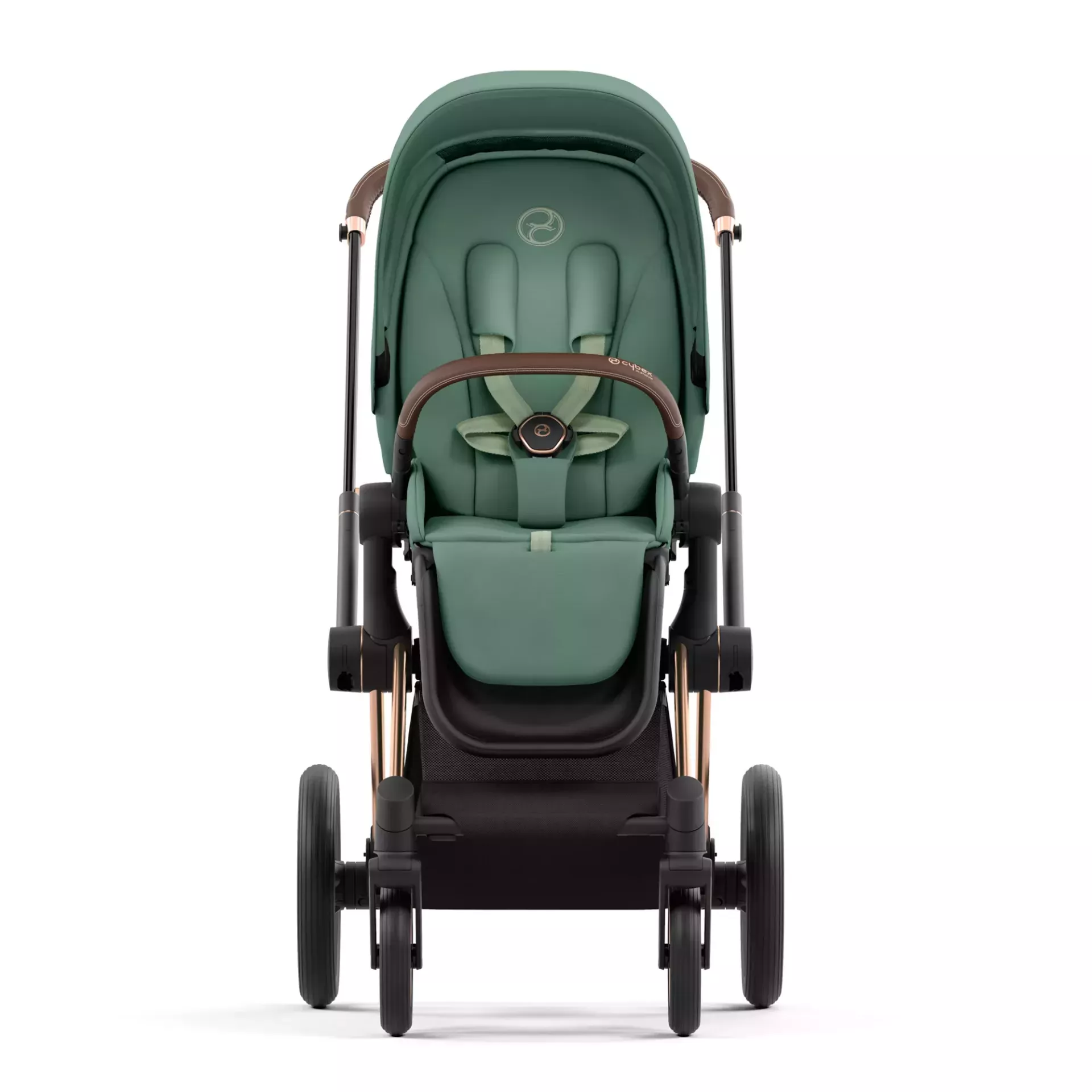 Cybex Priam 4.0 | Leaf Green (Rosegold Frame)