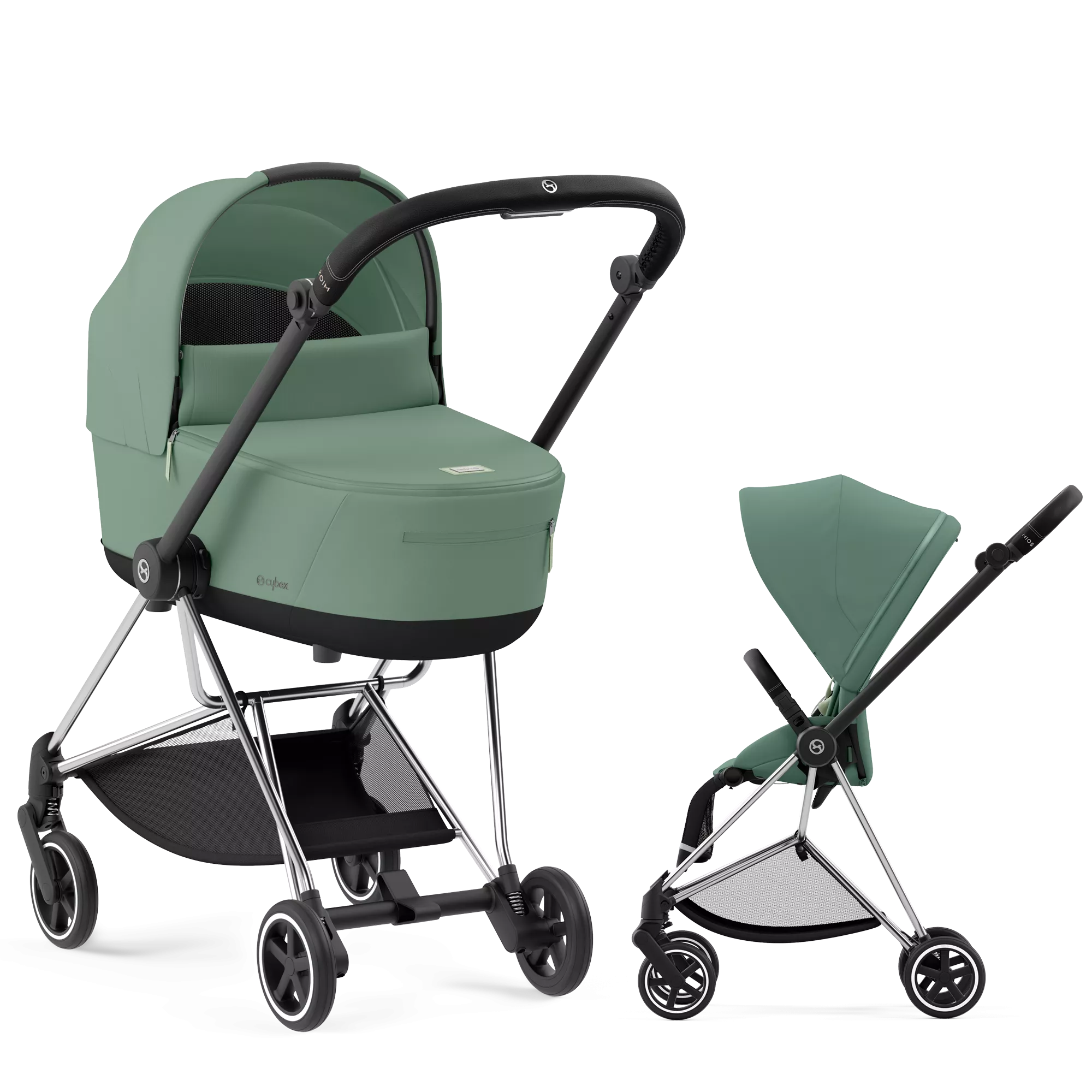 Cybex Mios 3.0 - 2w1 | Leaf Green (Chrome Black Frame)