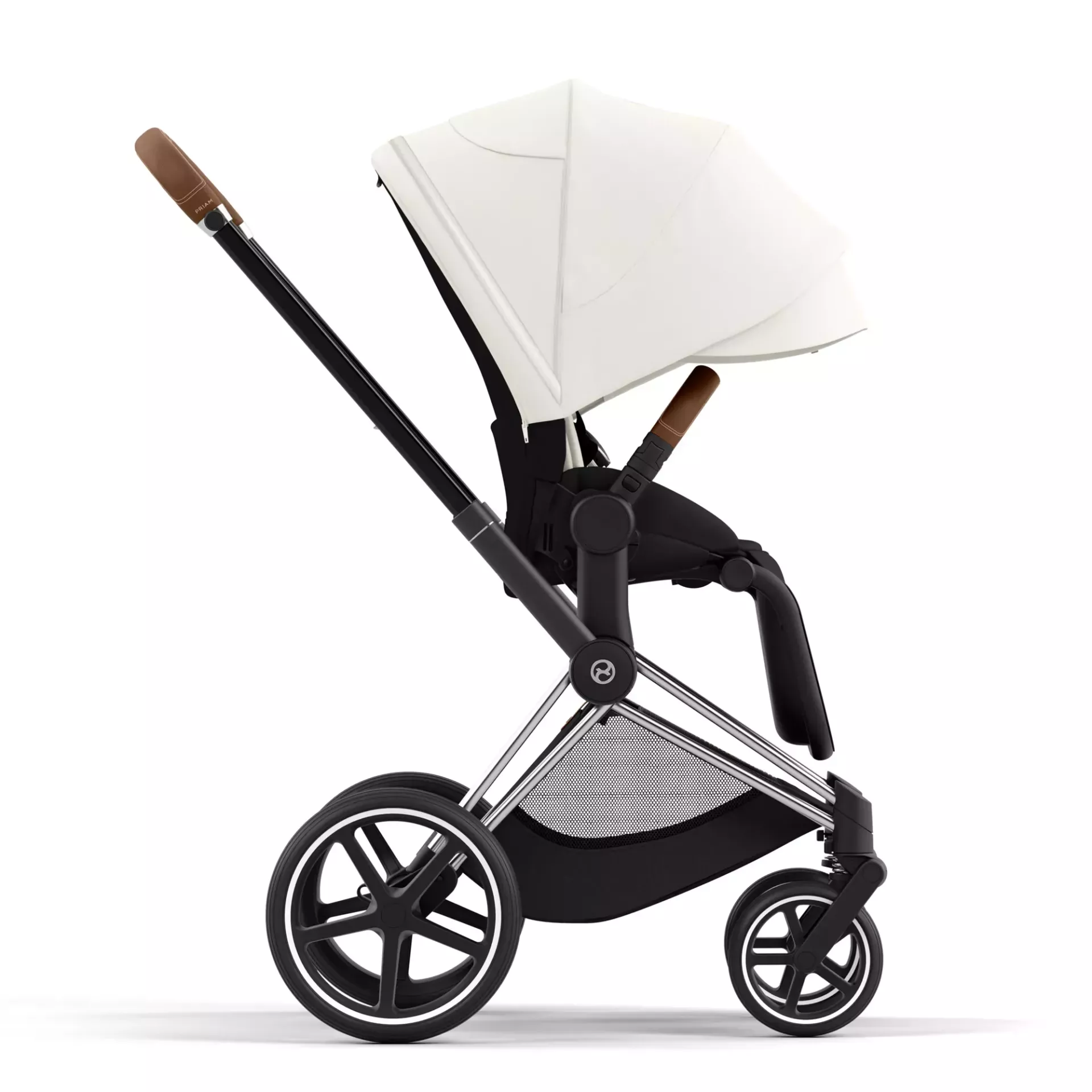 Cybex Priam 4.0 | Off White (Chrome Brown Frame)