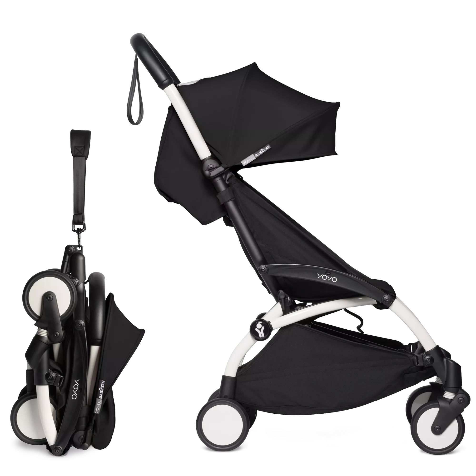 Babyzen Yoyo 2 +GRATIS | Black (White Frame)