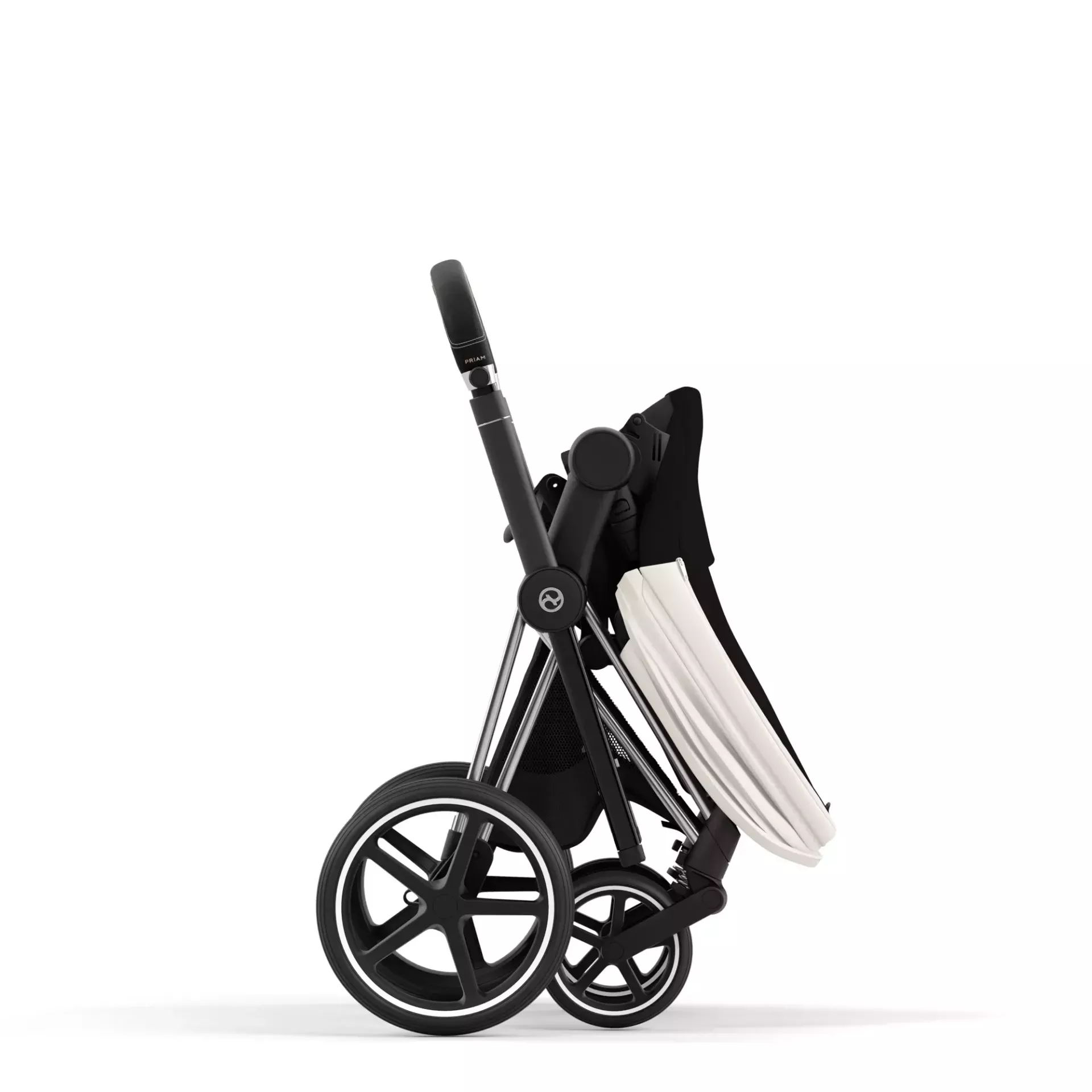 Cybex Priam 4.0 | Off White (Chrome Black Frame) Cybex Priam 4.0 | Off White (Chrome Black Frame)