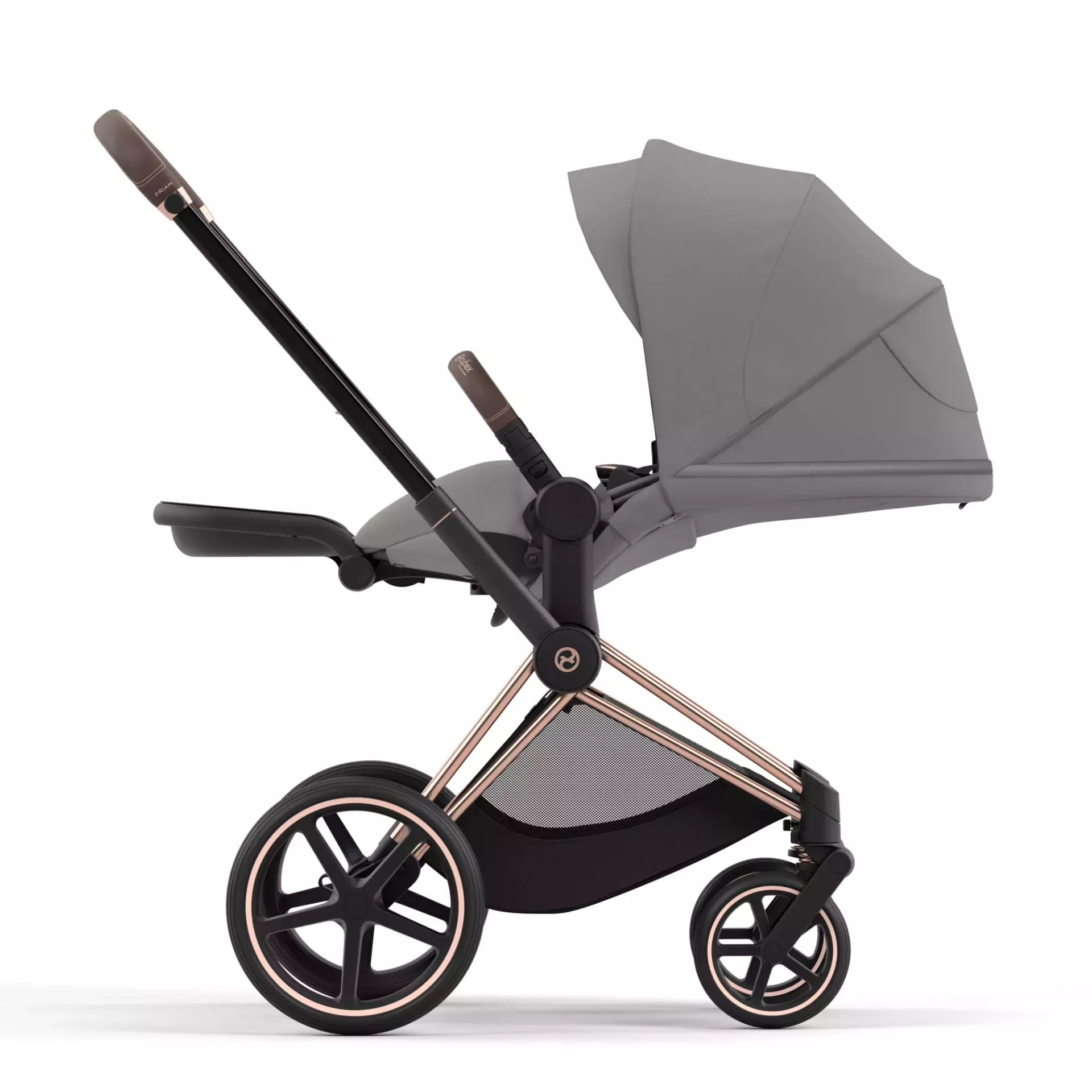 Cybex Priam 4.0 | Mirage Grey (Rosegold Frame)
