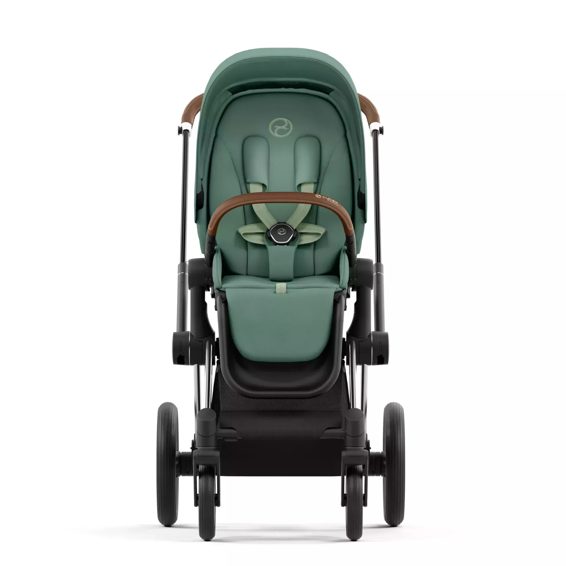 Cybex Priam 4.0 | Leaf Green (Chrome Brown Frame)