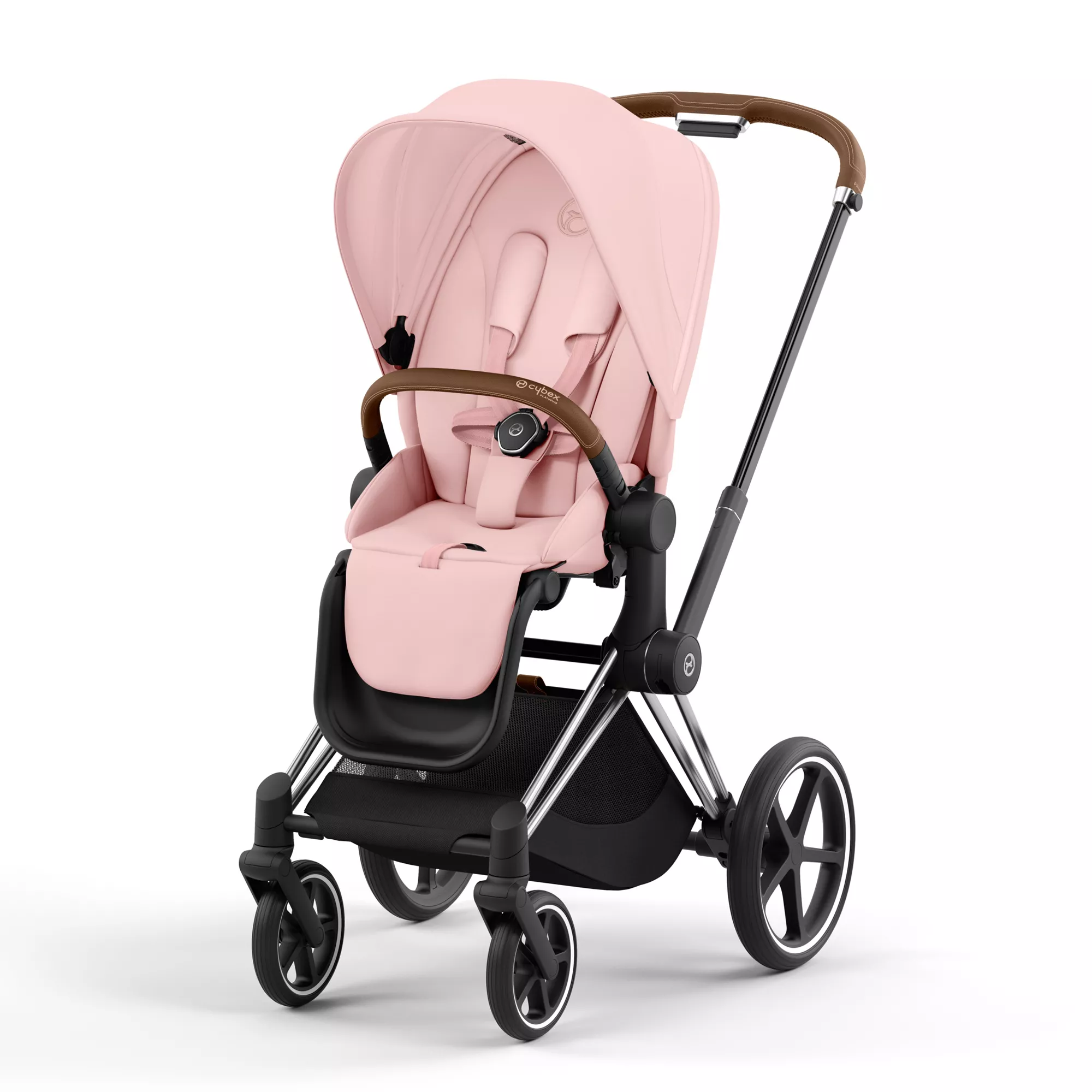 Cybex Priam 4.0 - 2w1 | Peach Pink (Chrome Brown Frame) Cybex Priam 4.0 - 2w1 | Peach Pink (Chrome Brown Frame)