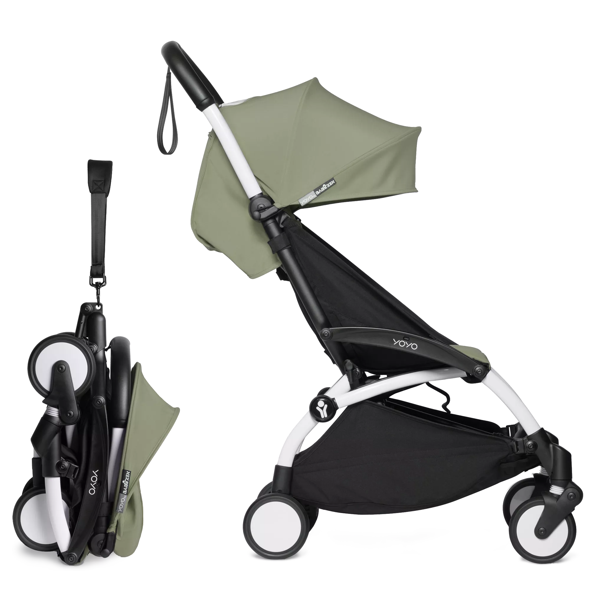 Babyzen Yoyo 2 +GRATIS | Olive (White Frame)