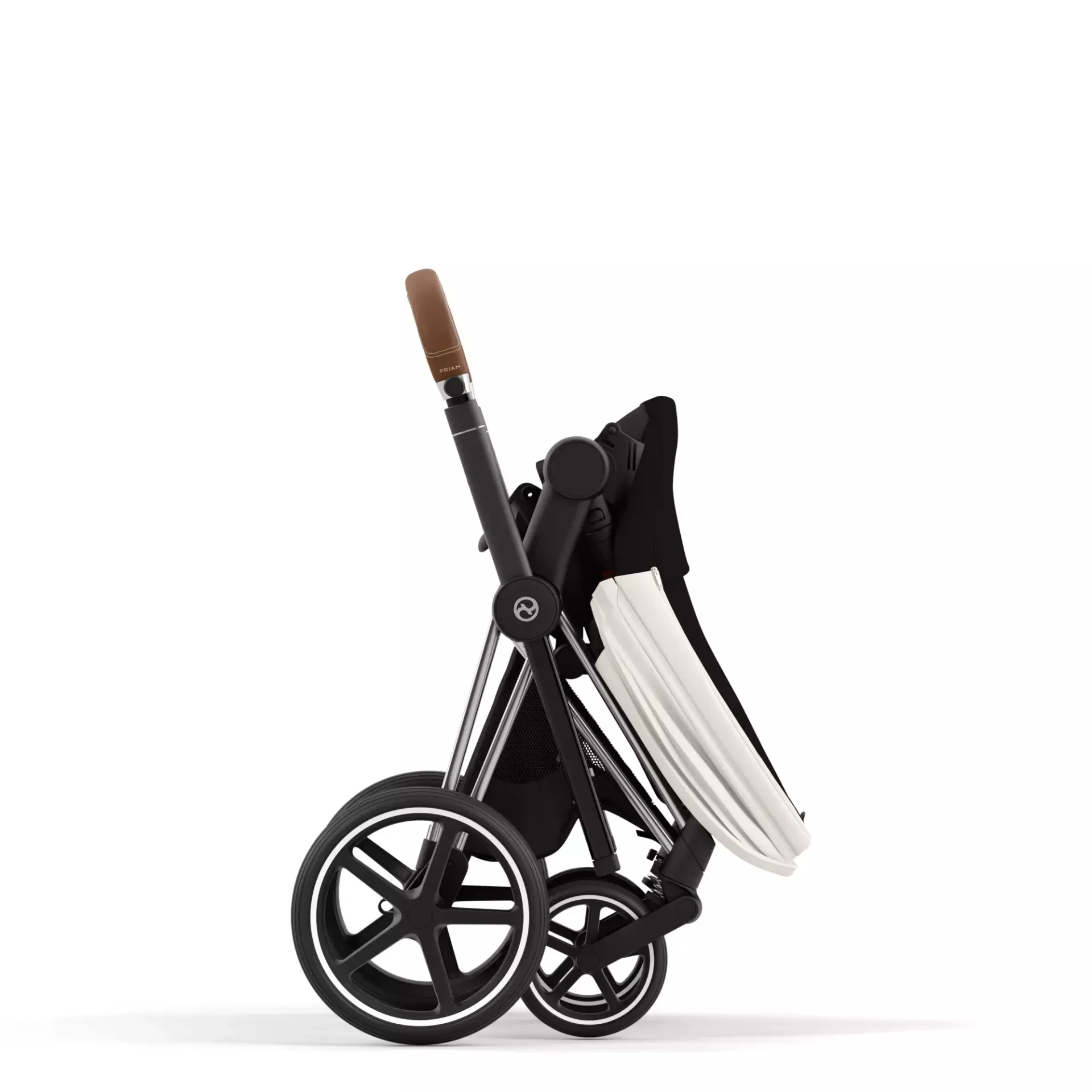 Cybex Priam 4.0 | Off White (Chrome Brown Frame)