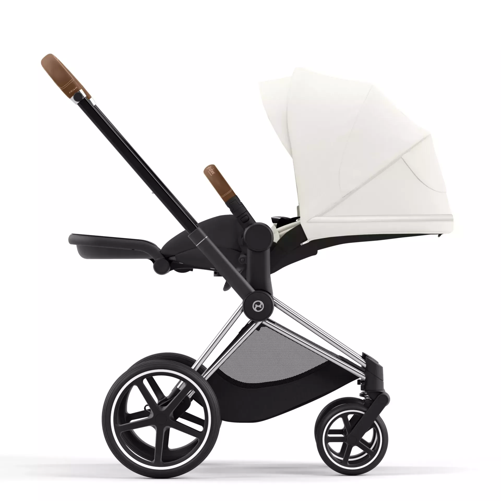 Cybex Priam 4.0 | Off White (Chrome Brown Frame)