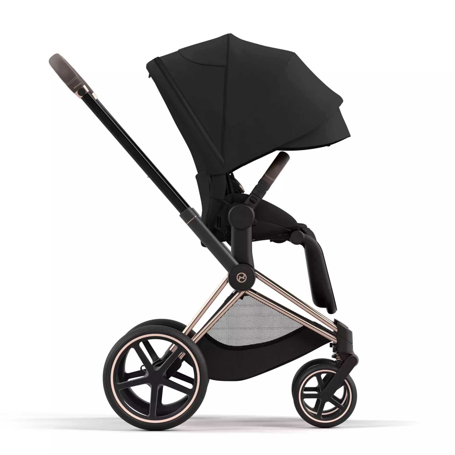 Cybex Priam 4.0 | Sepia Black (Rosegold Frame)