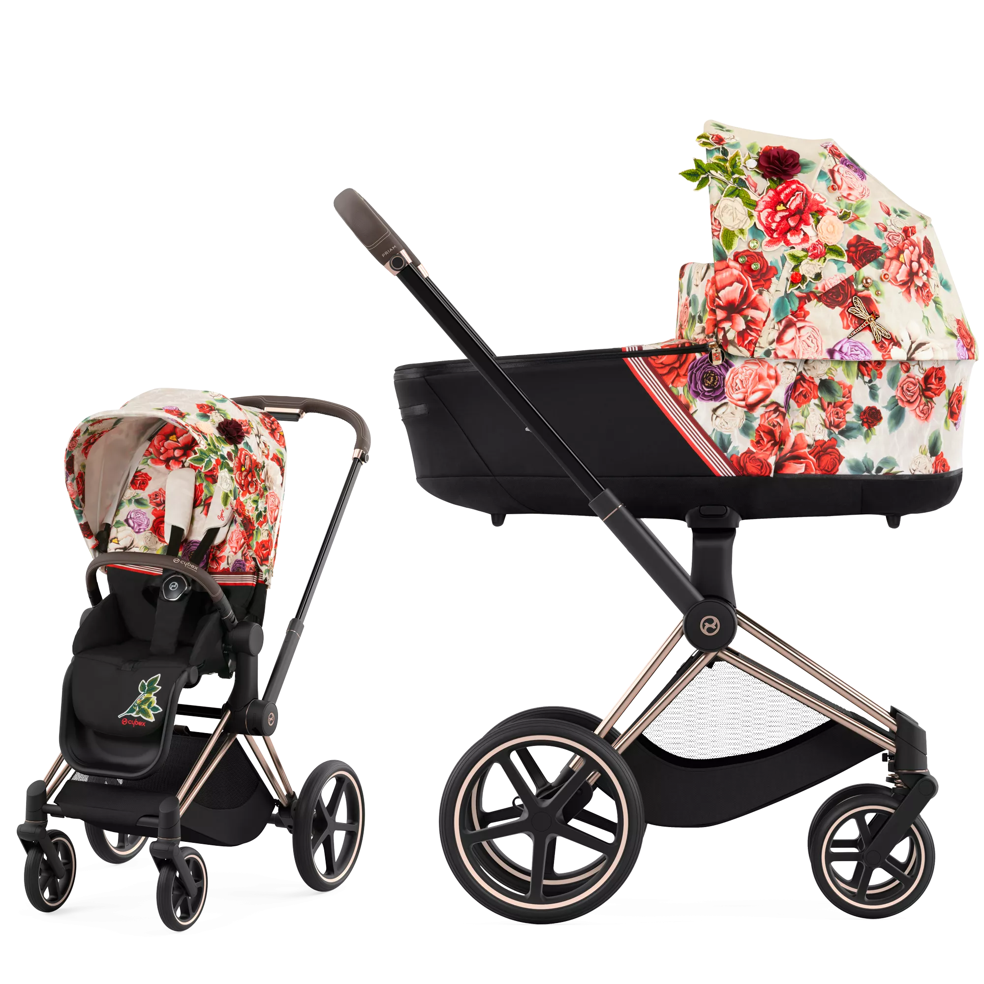 Cybex Priam 4.0 - 2w1 | Spring Blossom Light - Fashion Collection