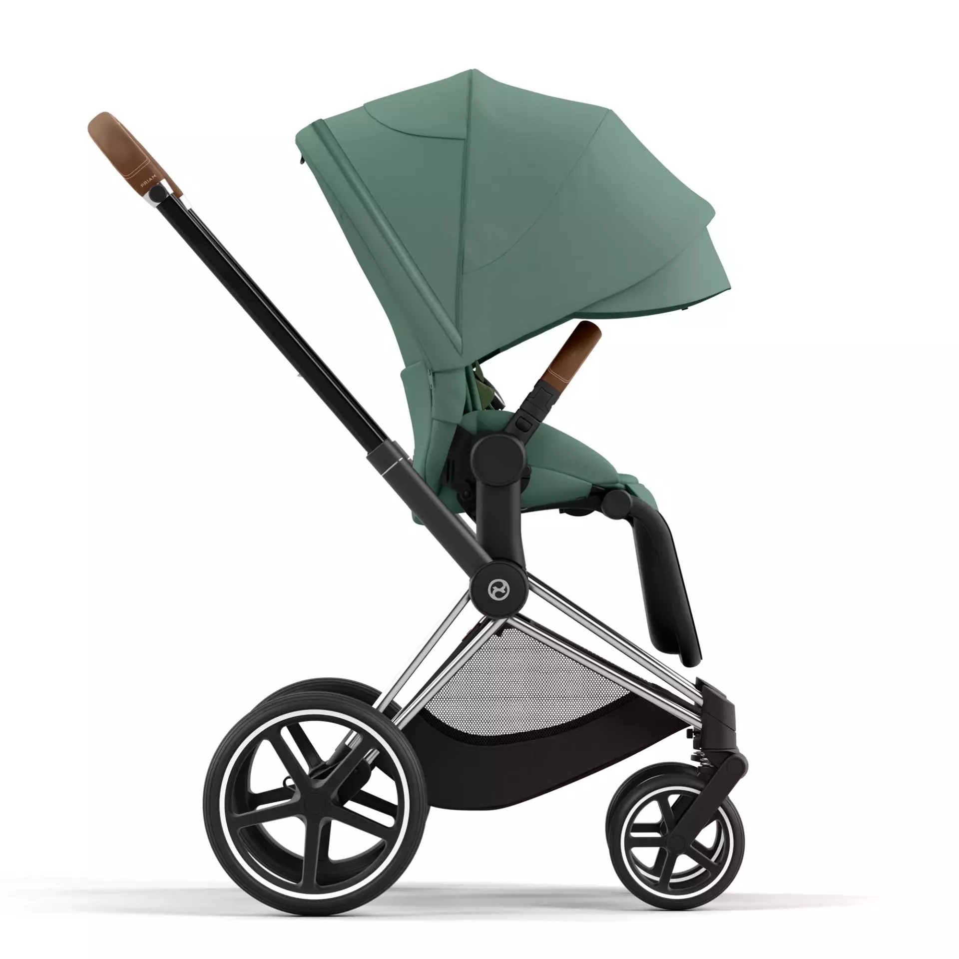 Cybex Priam 4.0 | Leaf Green (Chrome Brown Frame)