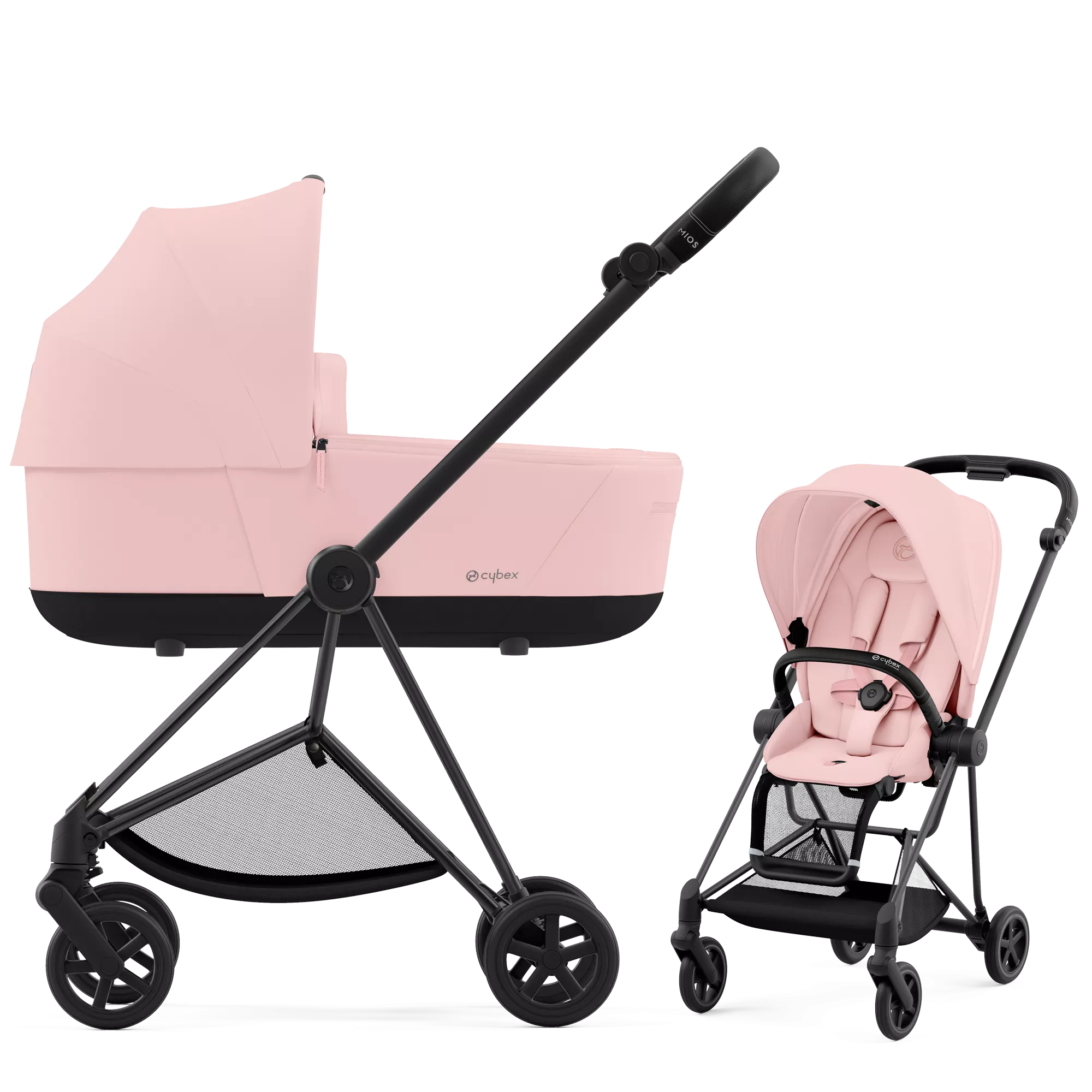 Peach Pink (Matt Black Frame)